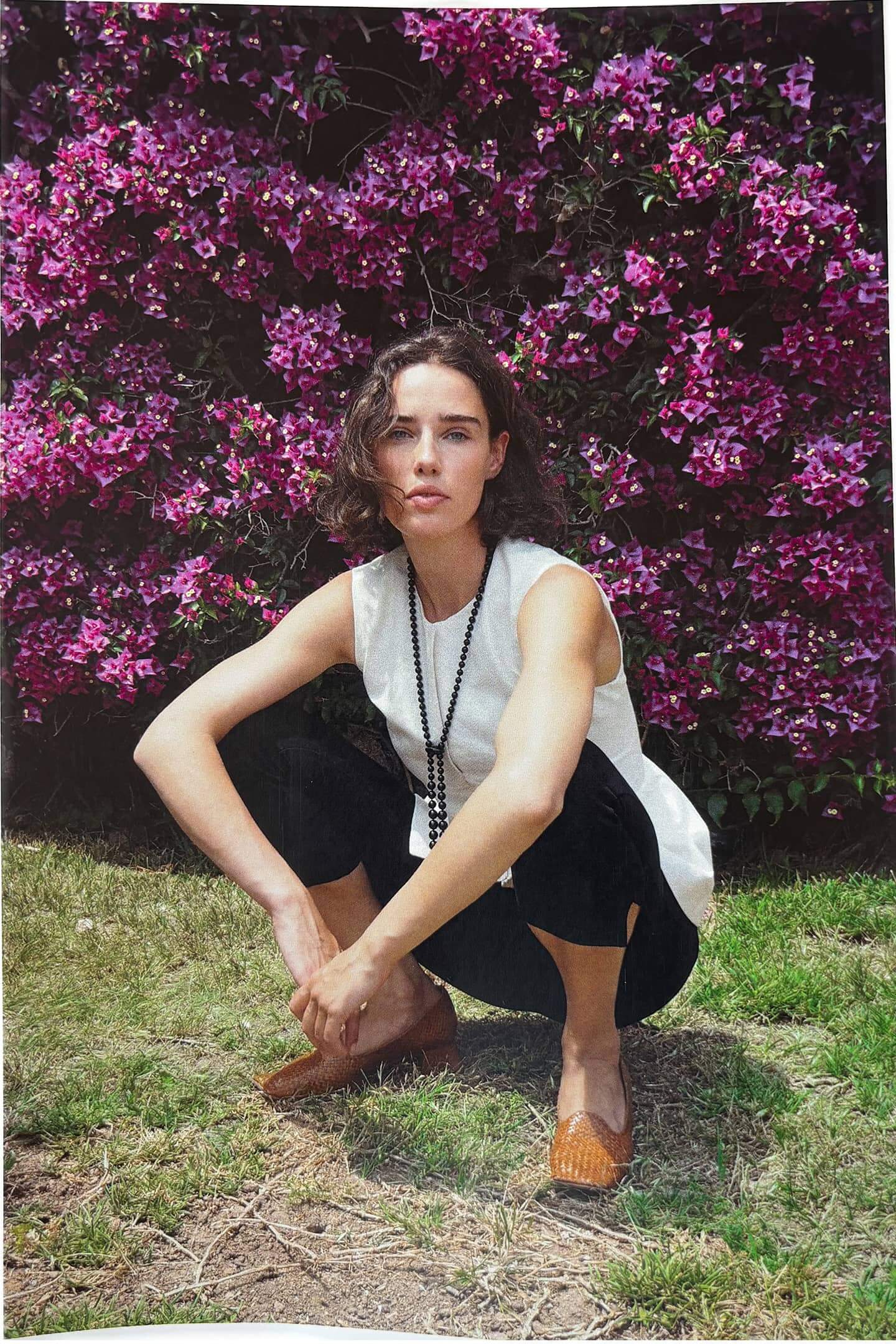 PEPITO onyx gemstone necklace worn as unique artisan jewelry with premium gold plated finish