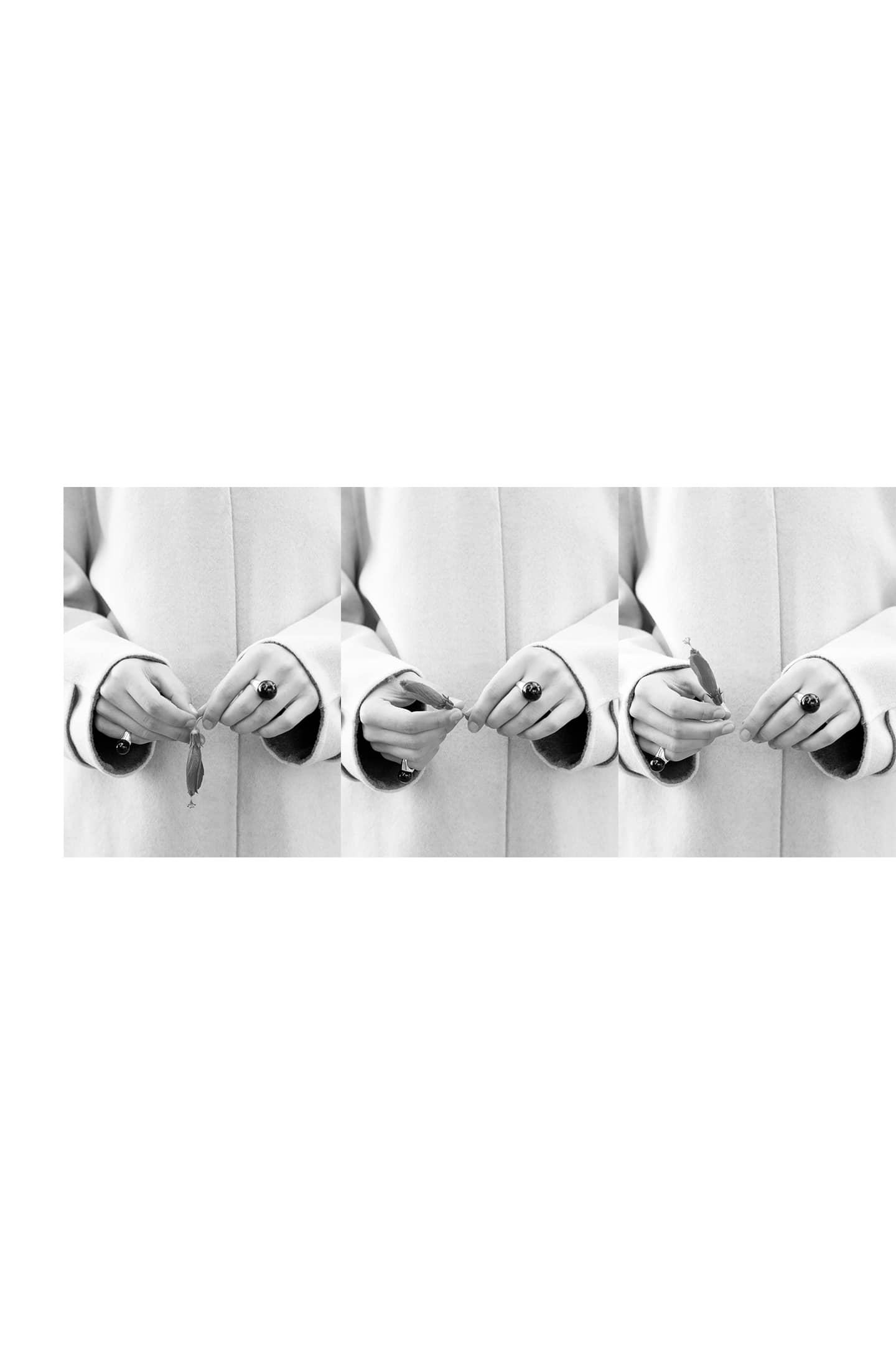 A modernist ring handcrafted in Barcelona, blending clean lines with traditional silversmithing techniques.